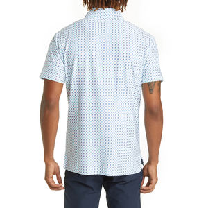 Golf OEM para hombre para Polos de lujo de alta calidad de secado rápido patrón sólido impresión por sublimación completa tejido de punto personalizable - Product Image 2