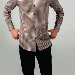 Nouveau chemisier décontracté pour hommes chemise en coton et lin hauts amples chemise à manches longues printemps automne décontracté beau chemises pour hommes - Product Image 4