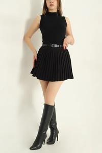 2025 femmes jupe nouveau Style meilleur Design femmes jupe soleil Style imprimer pas cher femmes taille haute jupes en couleurs unies - Product Image 4