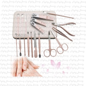 18-Piece <b>Manicure</b> & Pedicure Set Nail Care Tools <b>Kit</b> with Scissors Cheap <b>Manicure</b> Pedicure Scissors Care - Product Image 4