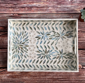 Plateau de service pour vadrouille Nouveau design Plateau en incrustation d'os pour servir les aliments Nouveau plat de service Dernier plateau de nourriture - Product Image 1