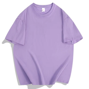 Logo personnalisé imprimé T-shirt surdimensionné épais pour hommes 100% coton biologique de haute qualité Logo uni à motif avant 180 grammes - Product Image 1