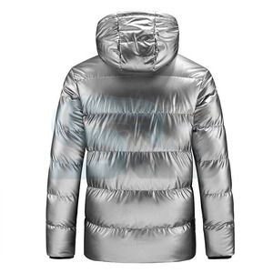 Abrigo de burbujas para hombre, chaqueta de invierno, acolchado, prendas de vestir OEM exteriores, logotipo personalizado, fábrica, venta al por mayor, moda acolchada con capucha de calle alta - Product Image 3