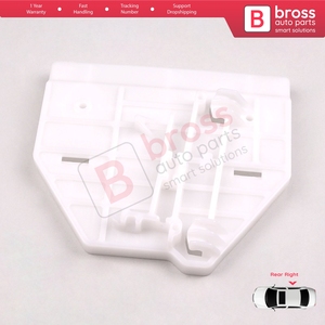 Clips de réparation de lève-vitre arrière droit BWR502 pour A6 C6 S6 4F 4F2 4F5 2004-2011 4/5 portes 4F0839462 - Product Image 6