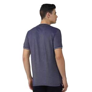 Transpirable con estilo personalizado contraste Trim camisetas 100% algodón de alta calidad Slim Fit diseñador contraste Trim camiseta para hombres - Product Image 1