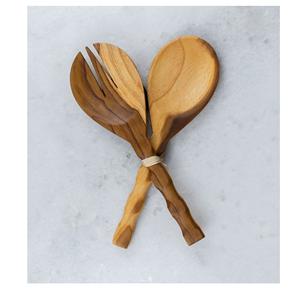Utensilios para Ensaladas Hechos a Mano, Ecológicos, Aptos para Lavavajillas, para Cocina, Hechos en India - Product Image 3