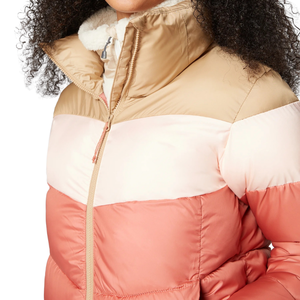 Chaqueta Acolchada Y2K de Talla Grande para Mujer, Chaqueta de Invierno con Bloques de Color, Abrigo Acolchado Cálido y Aislado, Estilo Retro Moderno, Prenda Exterior con Cremallera de Secado Rápido - Product Image 4