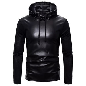 Top Trending mejor calidad cosas suaves Hombres Sudaderas con capucha de cuero duraderas hechas a medida para hombres en su propio logotipo - Product Image 1