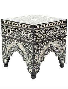 Incrustaciones de hueso de alta calidad y mesa de resina para sala de estar y uso de habitación y almacenamiento de oficina con cajones y pulido a mano - Product Image 4