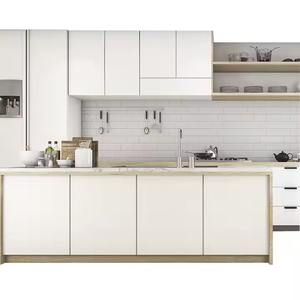 Gabinetes de cocina de madera de abedul macizo de estilo americano Fábrica de Vietnam Diseño personalizado Precio al por mayor - Product Image 2