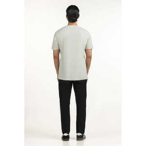 เสื้อยืด Relax Fit ผ้าฝ้าย 100% รุ่น MN-TS-SS25-316 โลโก้แบบเรียบ ระบายอากาศได้ดี ผ้าเจอร์ซีย์กันยับ ทรงหลวม - Product Image 1