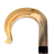 100% Natural Ram Horn Walking Stick Mango Elegante Mejor calidad Bastones para caminar para senderismo y acampar - Product Image 6