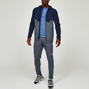 ชุดวอร์มกันลมซิปเต็มตัวทำจากไนลอนโพลีเอสเตอร์กันน้ำ - Product Image 4