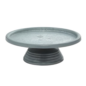 Soporte de exhibición de pastel de Metal de diseño más fino hecho a mano nuevo acabado brillante soporte de pastel redondo decorativo de Metal con cuentas de cristal - Product Image 3