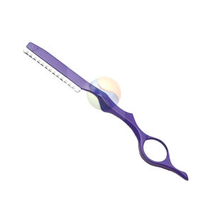 Rasoir droit en acier inoxydable avec logo personnalisé de qualité supérieure, rasoir professionnel pour barbier, rasoir à effiler avec manche en bois - Product Image 5