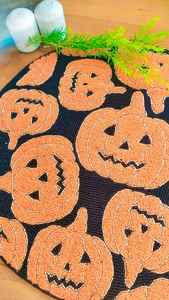 ที่ชาร์จทรงกลมทำด้วยมือสำหรับการรับประทานอาหารสุดหรูและของตกแต่งวันหยุดลูกปัดทำมือไม่เหมือนใครที่รองจานบนเฟอร์นิเจอร์บ้าน - Product Image 4