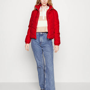 2024ชุดวอร์มเข้ารูปสำหรับผู้หญิงผ้าแคนวาส100% ผ้าแคนวาสทำจากโพลีเอสเตอร์กันลมไอเดียของขวัญปีใหม่ - Product Image 4