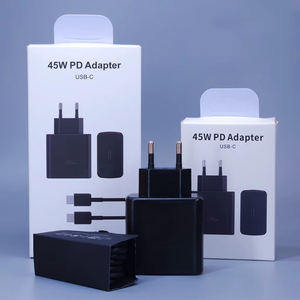 CTX Custom 45W PD <span class=keywords><strong>USB</strong></span> <span class=keywords><strong>C</strong></span> Adaptador de cargador de pared Carga súper rápida para Samsung para Galaxy S23 Ultra Note 20 Plus Auriculares <span class=keywords><strong>C</strong></span>ámaras - Product Image 2