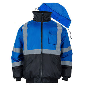 Chaqueta DE SEGURIDAD Construcción Luz LED Chaqueta DE SEGURIDAD reflectante Ropa Reflectante Ropa de trabajo de alta visibilidad Chaquetas de trabajador de seguridad - Product Image 5