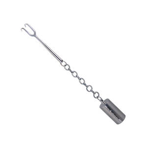 Retractor de rinoplastia Gruber con peso y cadena Retractor nasal quirúrgico con ganchos dobles Instrumento de acero inoxidable - Product Image 5