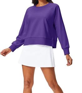 Wholesale <b>Women's</b> Cotton Sweatshirt Long Sleeves Neck New Design Luxury Yarn Dyed Comfortable <b>for</b> Winter Season Made Bangladesh - Product Image 1