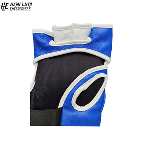 Logo personnalisé et impression Muay Thai Sparring Gants MMA de haute qualité en cuir de vachette de première qualité - Product Image 3