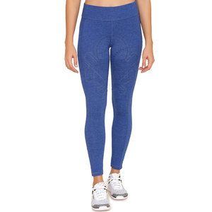 Legging Femme 100% Coton Haute Qualité Respirant Taille Mi-Haute Motif Uni Vêtement de Fitness Fermeture Élastique Personnalisable - Product Image 1