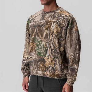 Sudadera de cuello redondo de estilo moderno para hombre, elegante tela de mezcla de algodón suave para todo el día, comodidad básica de invierno, sudaderas con capucha - Product Image 5