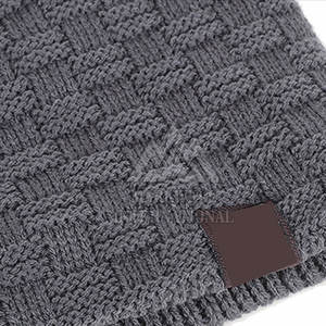 Gorros Jacquard de lana de algodón 100% para invierno, gorros hechos con la mejor tela, gorros Jacquard más vendidos, gorros a la venta - Product Image 5