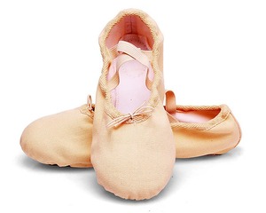 Top qualité pleine bande de caoutchouc chaussures d'exercice pantoufles de yoga gym enfants ballet chaussures de danse 2023 - Product Image 1
