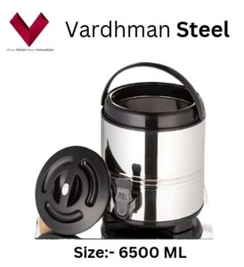 Incassable 6.5 LTR Pichet de camping Fiable Chaud/Froid/Isolé En Plastique Drinkware Bouton Presse Cap pour Café/Lait Qualité Seau - Product Image 2