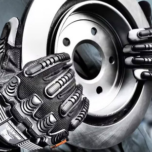 Skatiq XL High Quality SG-1446 Safety Gloves Mechanic Impact Waterproof Anti-Slip Nylon <b>Hand</b> Arm Protection for Construction - Product Image 5