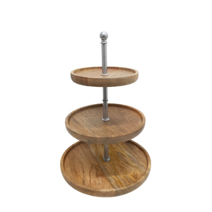 Soporte cuadrado de aluminio y hierro para pastel de 2 niveles, soporte de color dorado y marrón para decoración de cocina y mesa, diseño moderno - Product Image 4