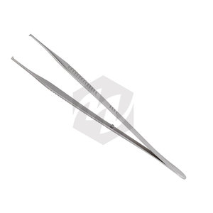 Fórceps Adson con 1x2 dientes 4 3/4 pulgadas herramienta de agarre quirúrgico punta fina tejido delicado manejo instrumentos médicos - Product Image 1