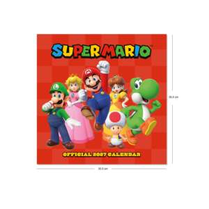 2027 for Super Mario Custom Desk <b>Calendar</b> Table and Wall <b>Calendar</b> Printed Paper <b>Calendar</b> for Use with Clock - Product Image 4