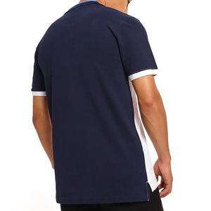 Polo à manches courtes pour homme avec logo personnalisé, rayures, séchage rapide, polo de golf, t-shirt, vente chaude, polo de golf de haute qualité - Product Image 2
