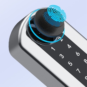 Jixin kéo thép không gỉ đồ nội thất thông minh xử lý và hướng dẫn sử dụng khóa cửa khóa sinh trắc học vân tay khóa - Product Image 5