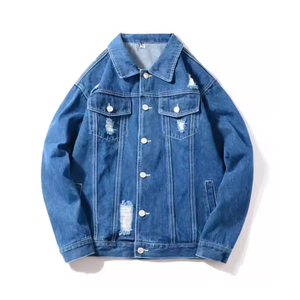 Chaquetas vaqueras para hombre de último estilo superventas, venta al por mayor, 100% algodón, moda callejera - Product Image 1