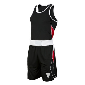 Vêtements de sport de lutte pour hommes les plus vendus Combinaison de boxe personnalisée à vendre Arts martiaux Porter un short de boxe personnalisé avec maillot dos nageur - Product Image 1