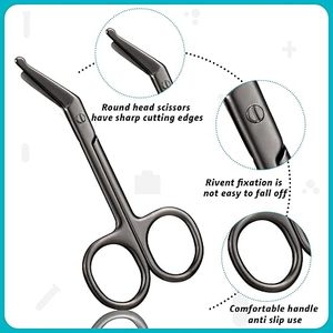 Ciseaux à pansements de haute qualité, ciseaux médicaux pour traumatismes, ciseaux à pansements en plastique, instruments chirurgicaux, alimentation manuelle - Product Image 3