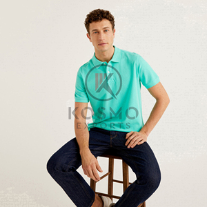 เสื้อโปโลสำหรับผู้ชายดีไซน์ใหม่สีต่างกันพิมพ์โลโก้ตามสั่ง - Product Image 5