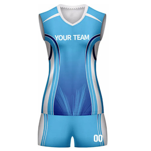 Uniformes de Voleibol Personalizados de Alta Calidad para Mujer, Diseños Modernos 2026, Uniformes de Voleibol Sublimados Personalizados - Product Image 2