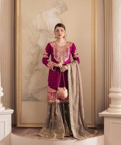 Beautiful Georgette Simple Full Flair Gown with Embroidery Thread Work Dupatta Party Wear Wholesale Price Ethnic Garment Muslim - Product Image 1