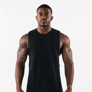 Coton Personnalisé Hommes Muscle Gym Running Stringer Débardeurs Musculation Fitness Débardeurs - Product Image 3