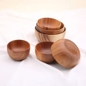 ชุดชามสลัดทำจากไม้ชามธรรมชาติขนาดต่างๆโดยงานฝีมือเสี้ยว - Product Image 2