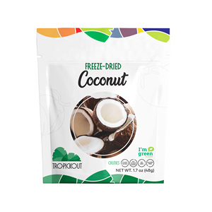 Tropickout đóng băng khô dừa 100% trái cây giòn ăn nhẹ không đường thêm glutenfree Vegan bao bì bền vững - Product Image 4
