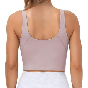 สปอร์ตบราสำหรับผู้หญิงคุณภาพดีที่สุดสปอร์ตบราสำหรับเล่นโยคะฟิตเนสยิมไร้รอยต่อและระบายอากาศได้ดี - Product Image 5