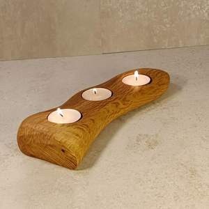 Portavelas de Madera Estilo Vintage |   Artesanía Hecha a Mano |   Precio de Fábrica al por Mayor - Product Image 1