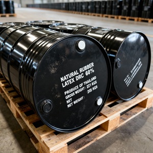 Latex de caoutchouc naturel HAL à haute stabilité 60% DRC pour la fabrication industrielle de ballons, de préservatifs et de fils en caoutchouc - Product Image 1