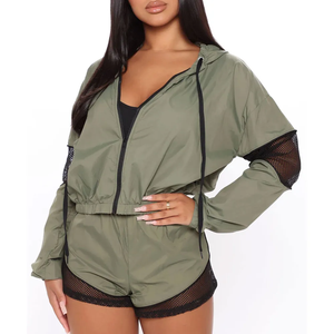 Precio al por mayor Chaqueta cortavientos y pantalones cortos demanda del cliente Chaqueta cortavientos y pantalones cortos - Product Image 1